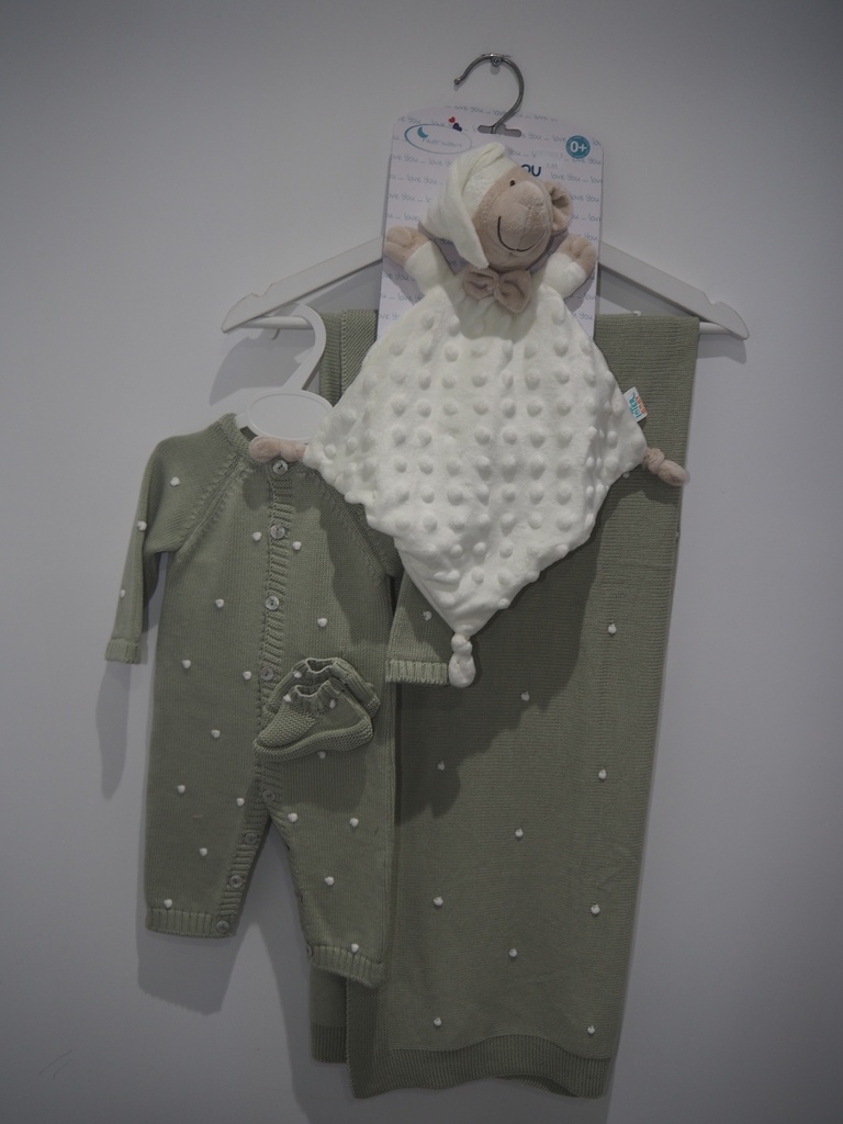 Doudou Branco com Textura Minky