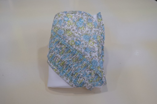 Fralda para Bebé – Floral Azul